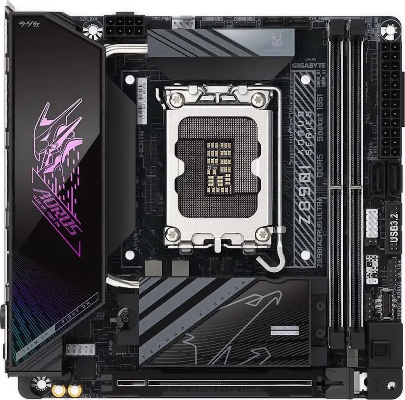 Montaje Placa Base Gigabyte Z890I AORUS ULTRA Gaming PC El Boalo